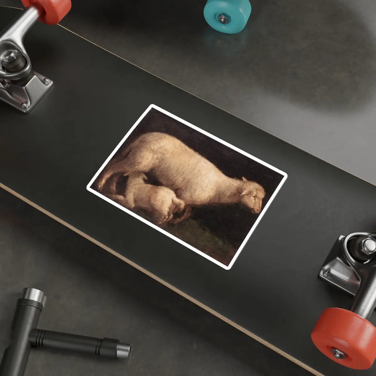 SKU:20694650560783350793 Sticker types:White Shape:Die-Cut Sizes:6" × 6"