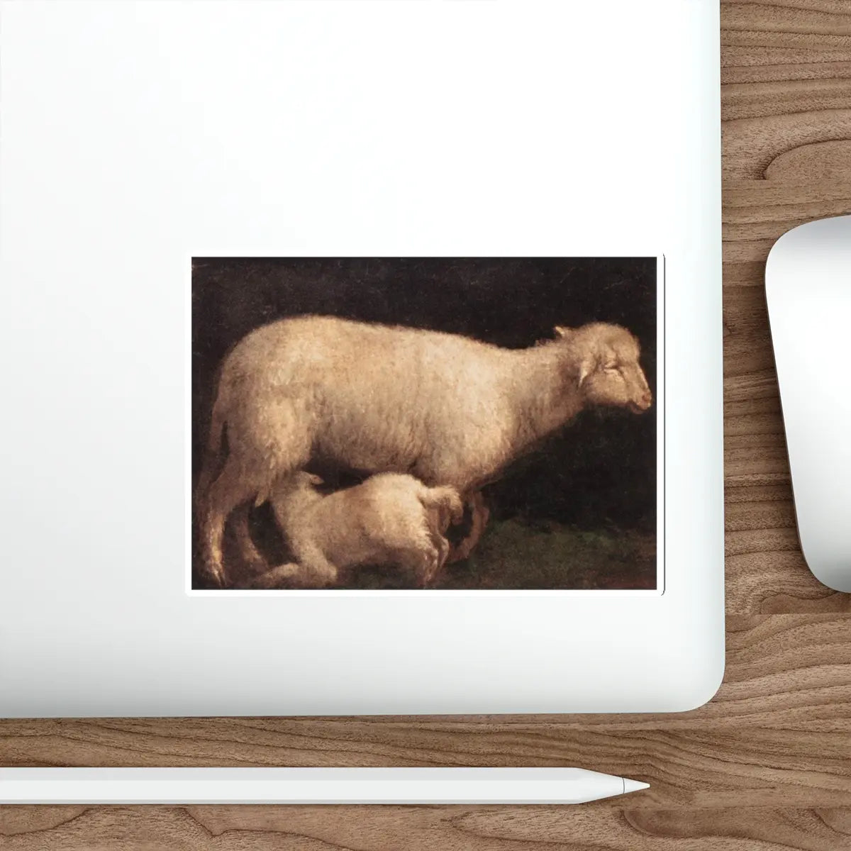 SKU:20802930344683458961 Sticker types:White Shape:Die-Cut Sizes:5" × 5"