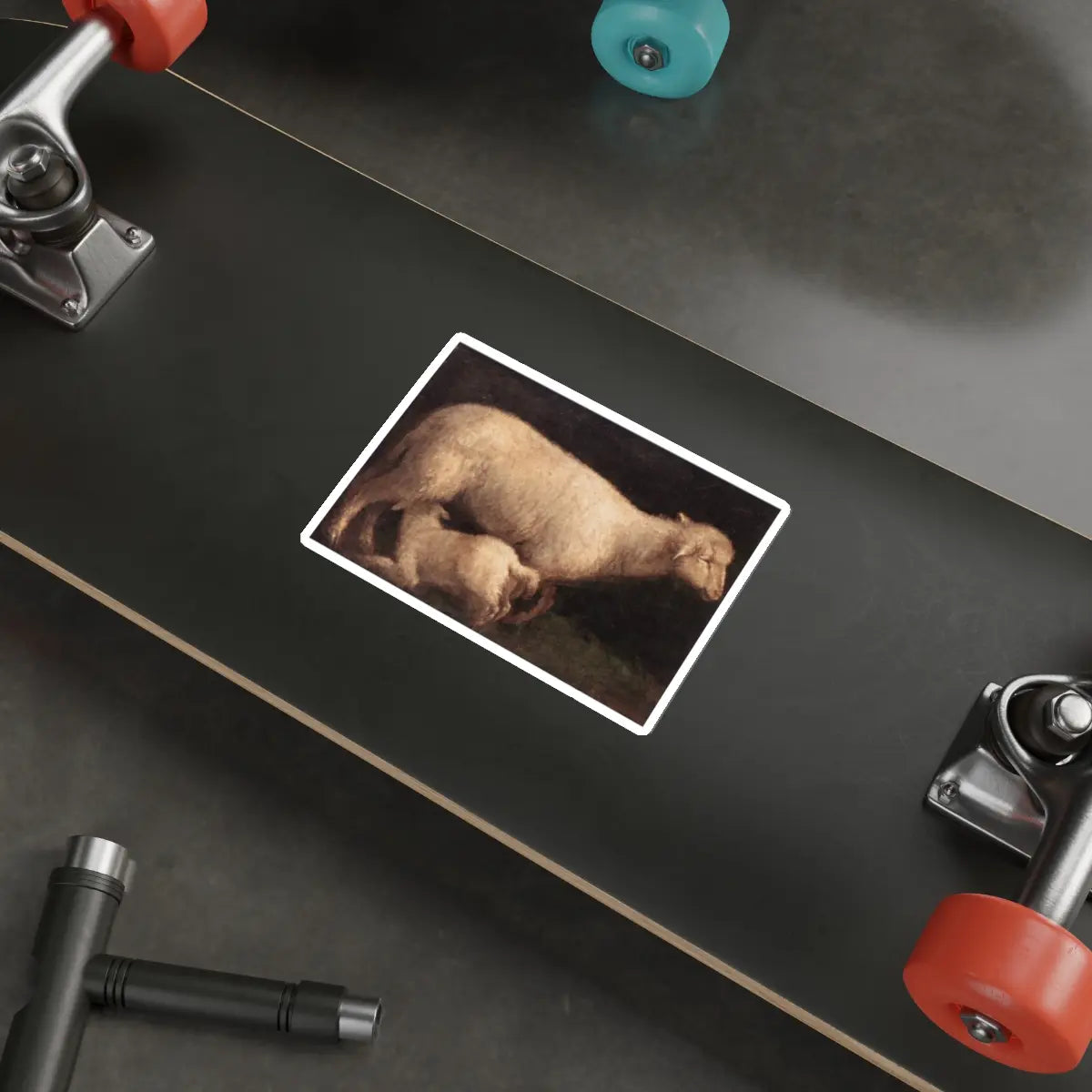 SKU:20802930344683458961 Sticker types:White Shape:Die-Cut Sizes:5" × 5"