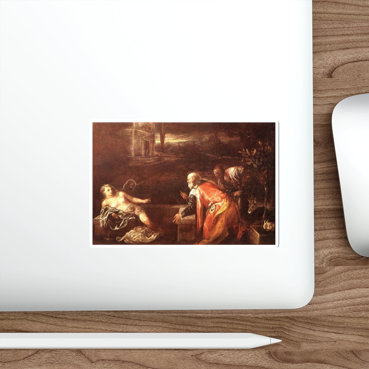 BASSANO, Jacopo - Susanna and the Elders (Artwork) STICKER Vinyl Die-Cut Decal-The Sticker Space