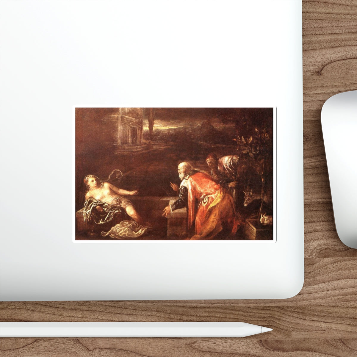 BASSANO, Jacopo - Susanna and the Elders (Artwork) STICKER Vinyl Die-Cut Decal-The Sticker Space