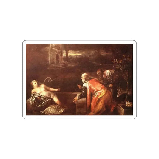 BASSANO, Jacopo - Susanna and the Elders (Artwork) STICKER Vinyl Die-Cut Decal White Die-Cut 2 Inch - The Sticker Space