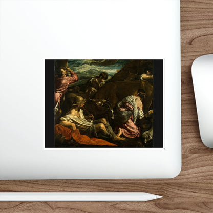 BASSANO, Jacopo - The Annunciation to the Shepherds (detail 1) (Artwork) STICKER Vinyl Die-Cut Decal-The Sticker Space