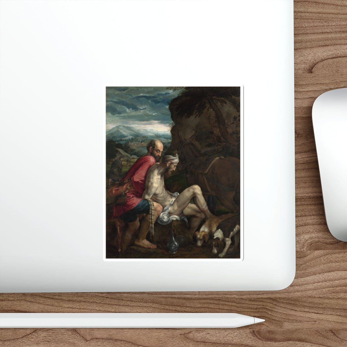 BASSANO, Jacopo - The Good Samaritan (Artwork) STICKER Vinyl Die-Cut Decal-The Sticker Space