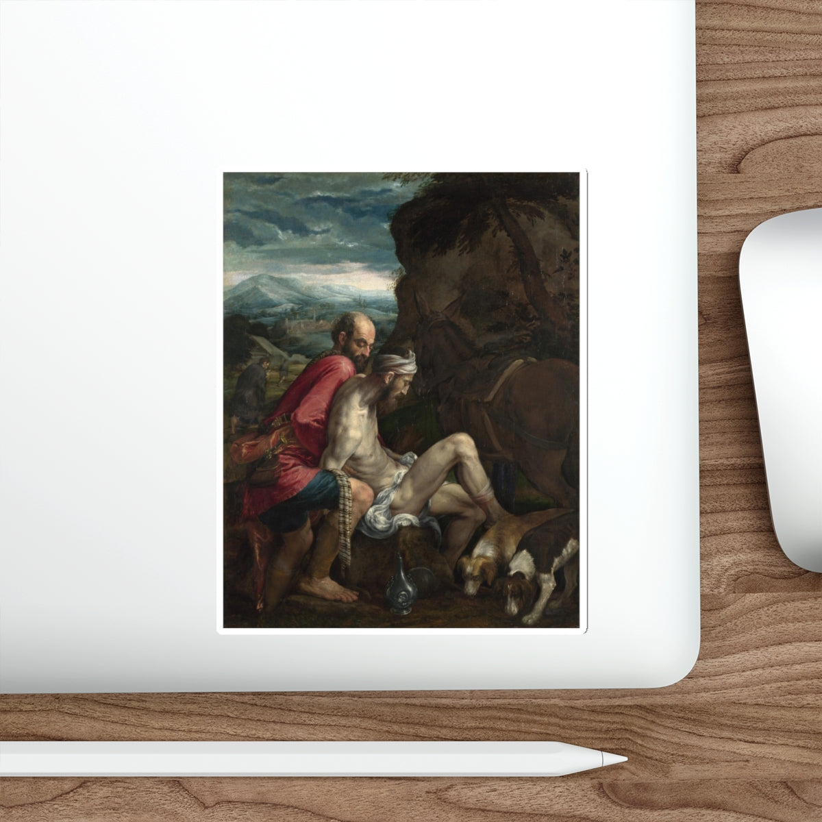 BASSANO, Jacopo - The Good Samaritan (Artwork) STICKER Vinyl Die-Cut Decal-The Sticker Space