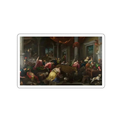 BASSANO, Jacopo - The Purification of the Temple2 (Artwork) STICKER Vinyl Die-Cut Decal White Die-Cut 2 Inch - The Sticker Space