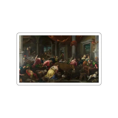 BASSANO, Jacopo - The Purification of the Temple2 (Artwork) STICKER Vinyl Die-Cut Decal White Die-Cut 6 Inch - The Sticker Space