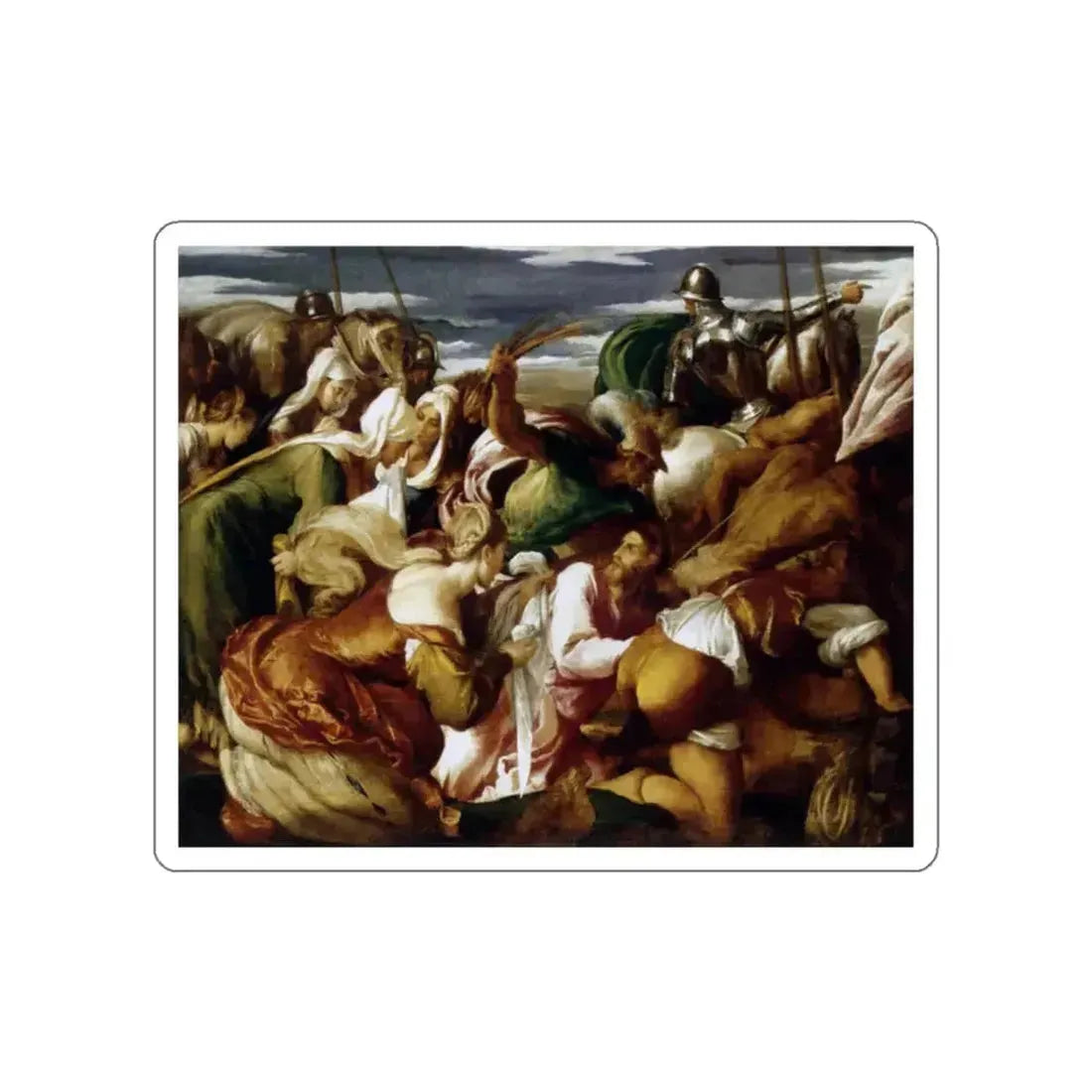 BASSANO, Jacopo - The Road to Calvary (Artwork) STICKER Vinyl Die-Cut Decal White Die-Cut 2 Inch - The Sticker Space