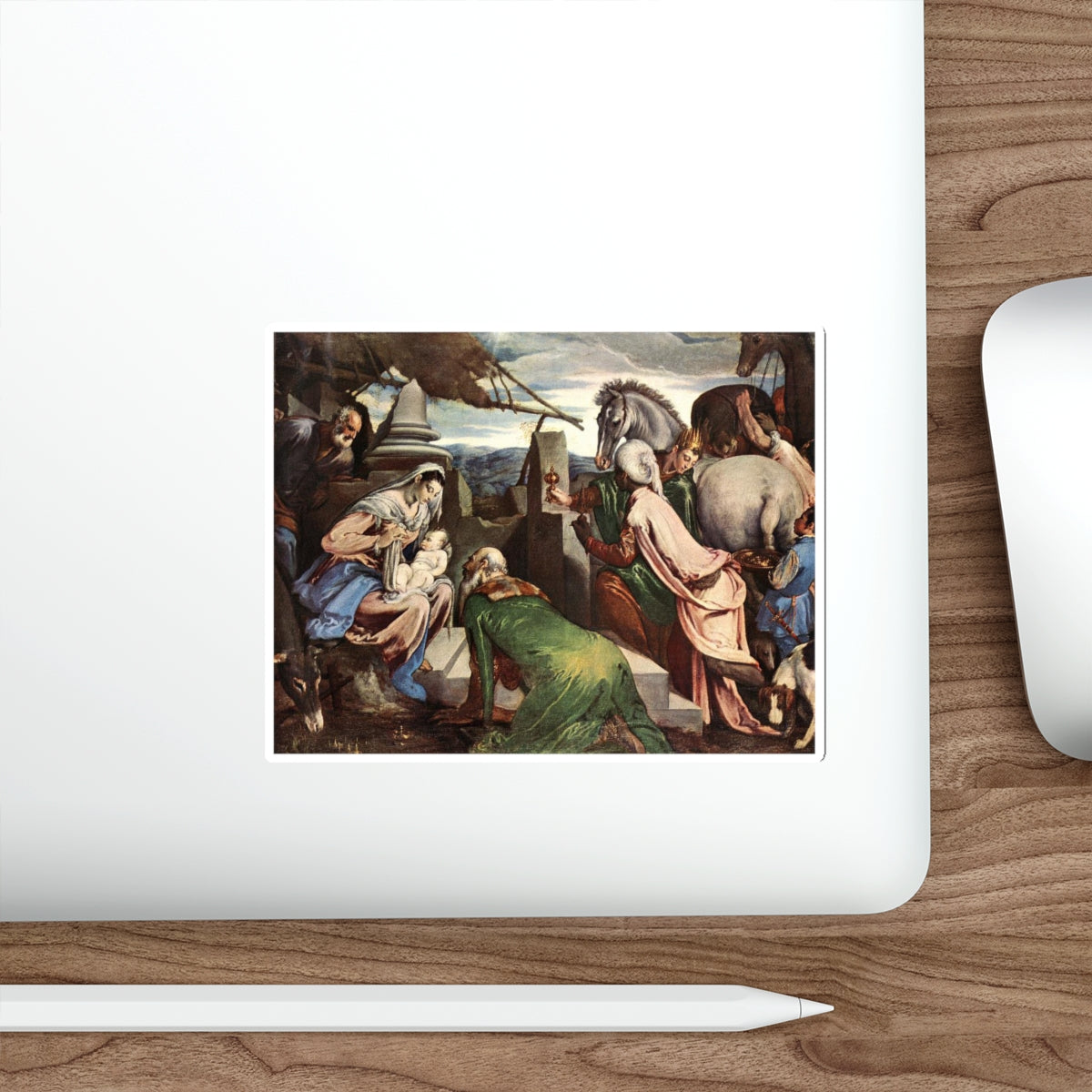 BASSANO, Jacopo - The Three Magi (Artwork) STICKER Vinyl Die-Cut Decal-The Sticker Space