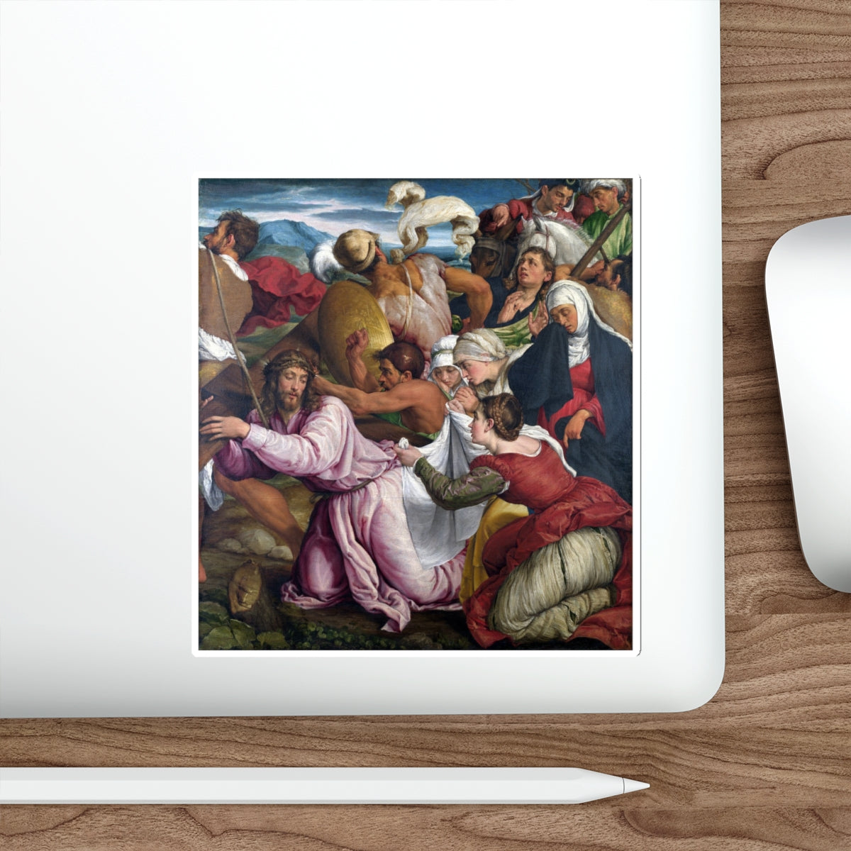 BASSANO, Jacopo - The Way to Calvary (Artwork) STICKER Vinyl Die-Cut Decal-The Sticker Space