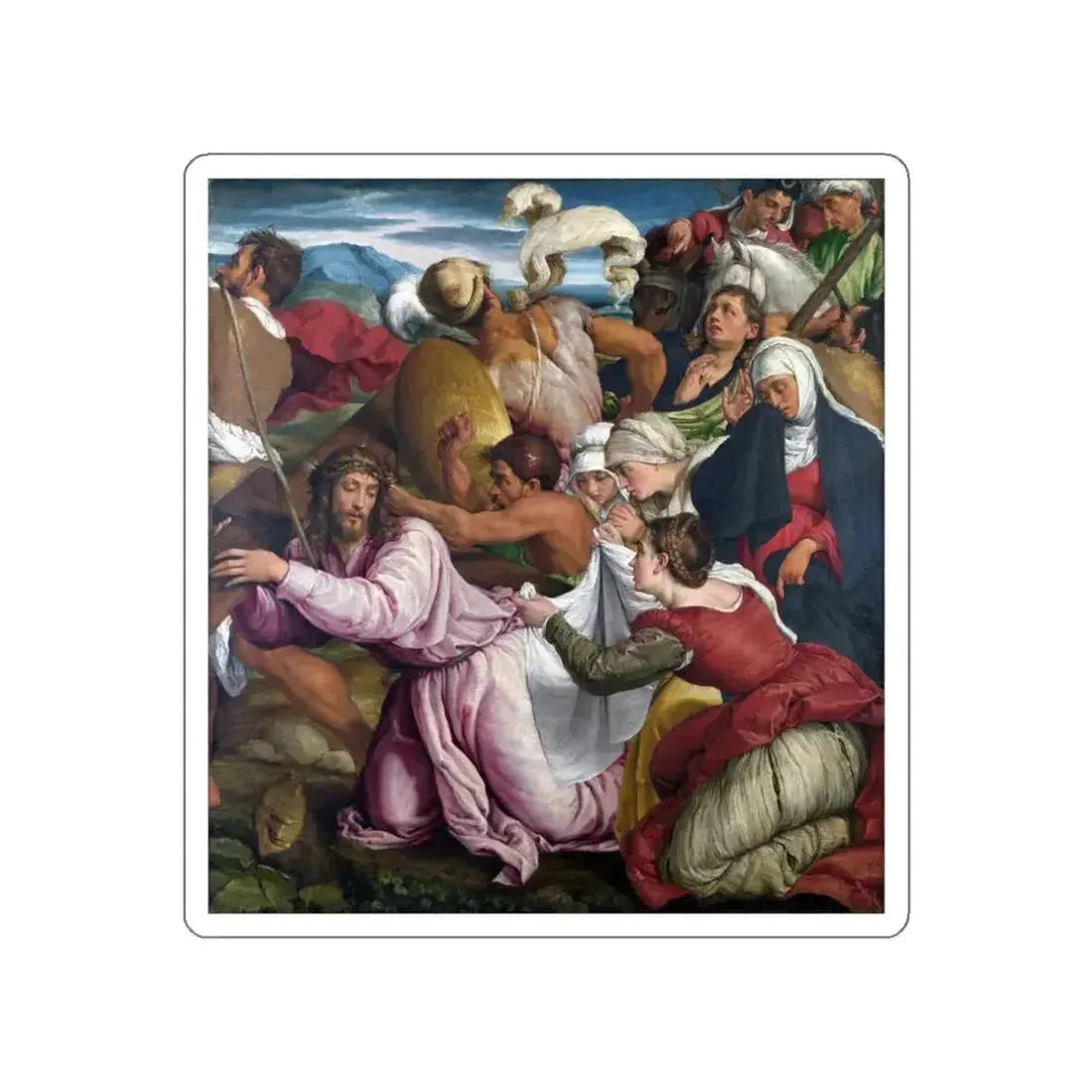 BASSANO, Jacopo - The Way to Calvary (Artwork) STICKER Vinyl Die-Cut Decal - The Sticker Space