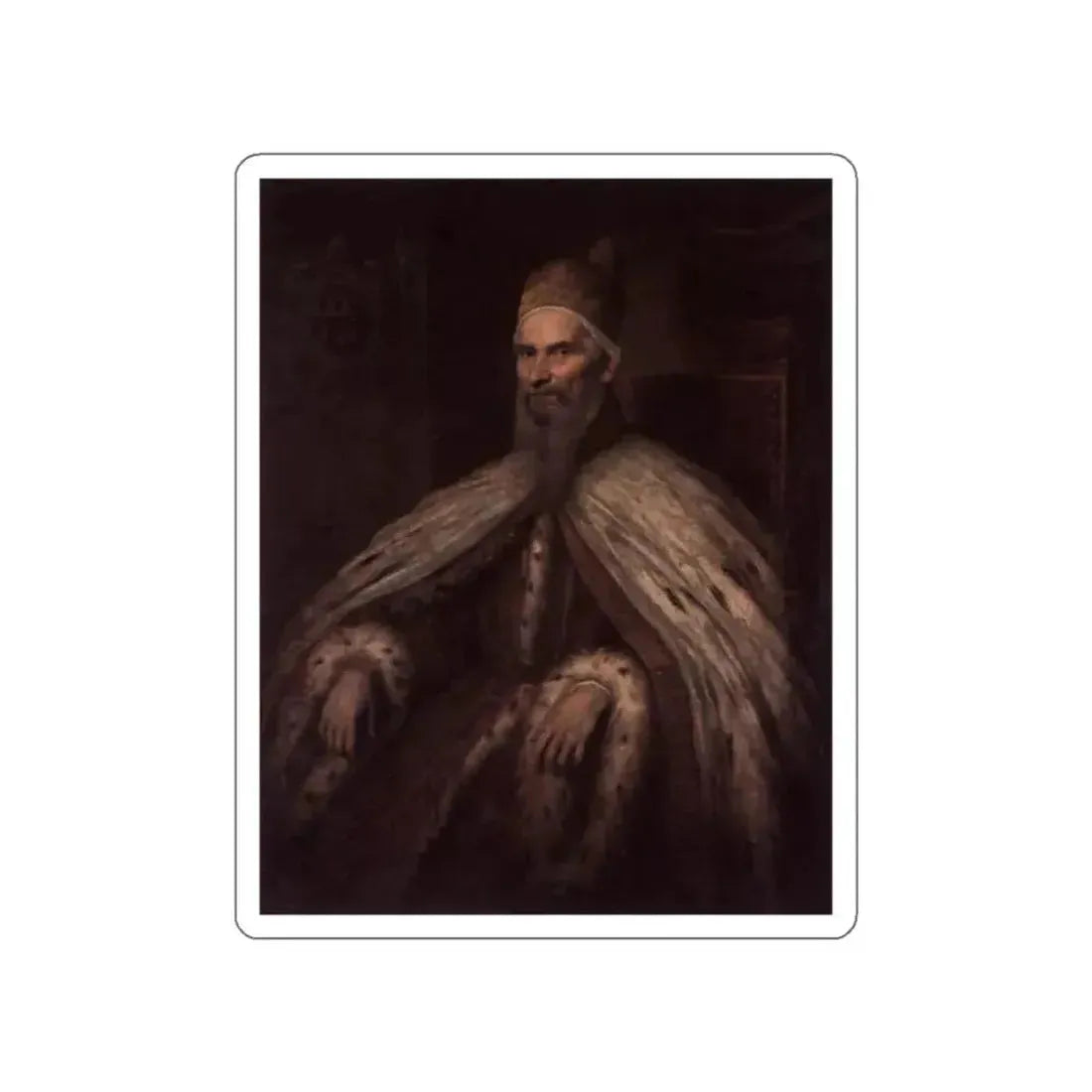 BASSANO, Leandro - Doge Marcantonio Memmo (Artwork) STICKER Vinyl Die-Cut Decal - The Sticker Space