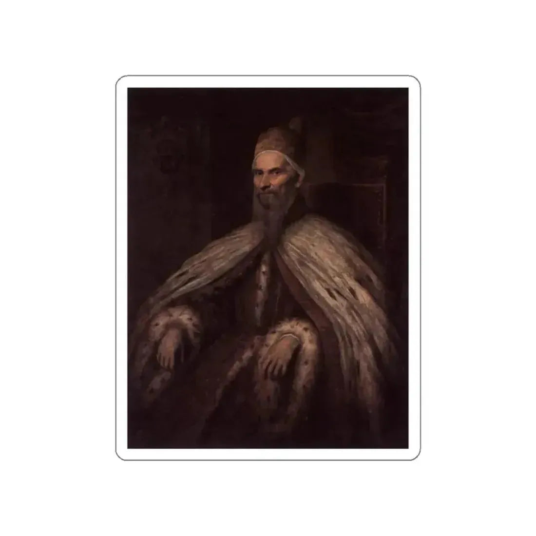 BASSANO, Leandro - Doge Marcantonio Memmo (Artwork) STICKER Vinyl Die-Cut Decal - The Sticker Space