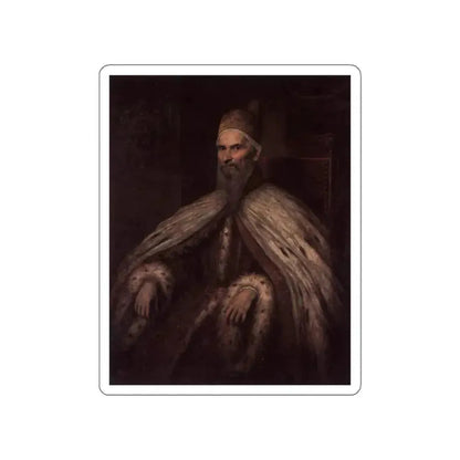 BASSANO, Leandro - Doge Marcantonio Memmo (Artwork) STICKER Vinyl Die-Cut Decal White Die-Cut 6 Inch - The Sticker Space