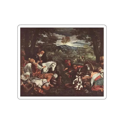 BASSANO, Leandro - Moses Striking the Rock (Artwork) STICKER Vinyl Die-Cut Decal White Die-Cut 5 Inch - The Sticker Space