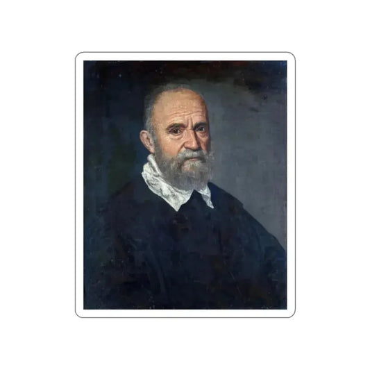 BASSANO, Leandro - Portrait of a Bearded Man (Artwork) STICKER Vinyl Die-Cut Decal White Die-Cut 2 Inch - The Sticker Space