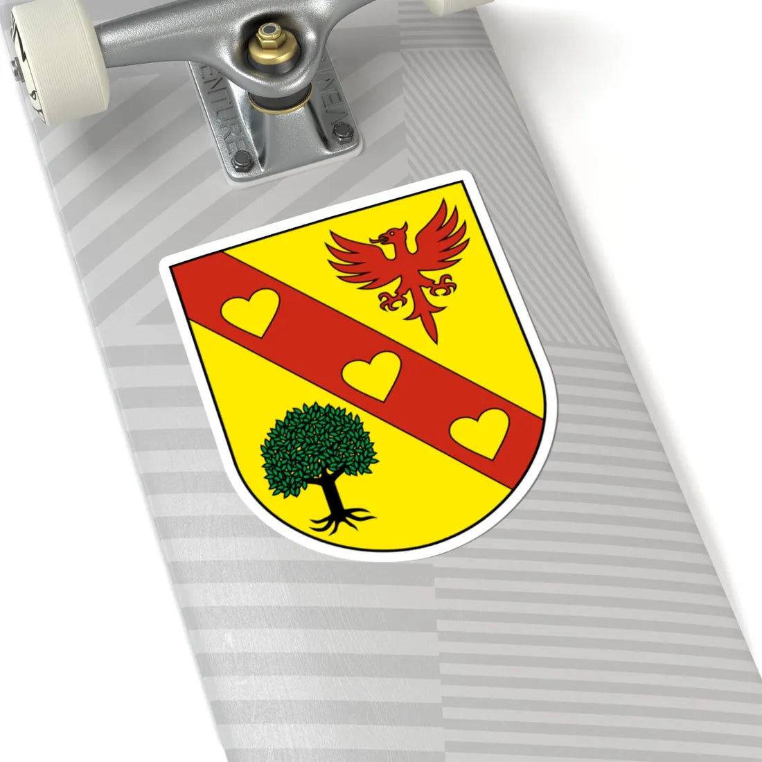 BasseAllaine-blazon (Switzerland) (Coat of Arms) STICKER Vinyl Kiss-Cut Decal - The Sticker Space