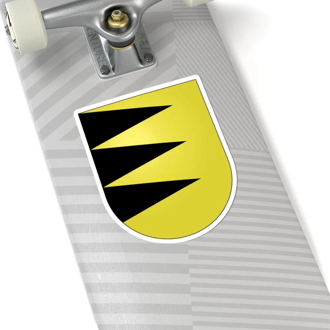 Bassecourt-coat of arms (Switzerland) (Coat of Arms) STICKER Vinyl Kiss-Cut Decal - The Sticker Space