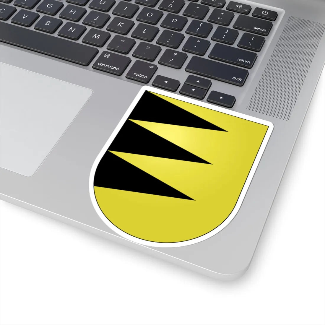 Bassecourt-coat of arms (Switzerland) (Coat of Arms) STICKER Vinyl Kiss-Cut Decal - The Sticker Space