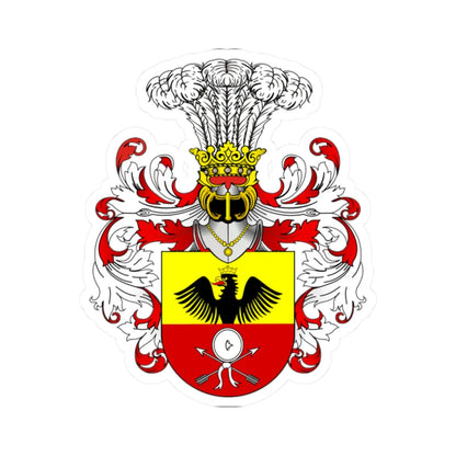 Bastian COA (Poland) (Coat of Arms) STICKER Vinyl Kiss-Cut Decal 2 Inch White - The Sticker Space