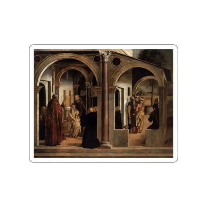 BASTIANI, Lazzaro - Communion of St Jerome (Artwork) STICKER Vinyl Die-Cut Decal - The Sticker Space