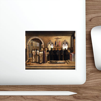 BASTIANI, Lazzaro - Funeral of St Jerome (Artwork) STICKER Vinyl Die-Cut Decal-The Sticker Space