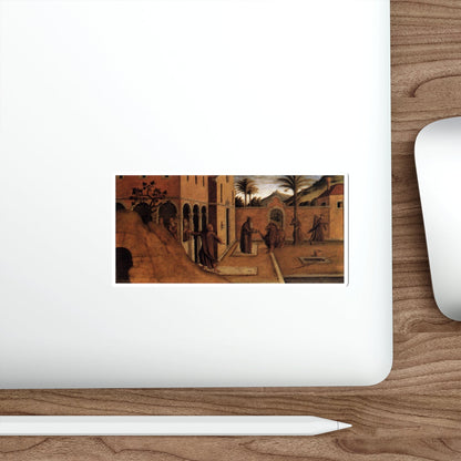 BASTIANI, Lazzaro - St Jerome Bringing the Lion to the Convent (Artwork) STICKER Vinyl Die-Cut Decal-The Sticker Space