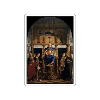 BASTIANI, Lazzaro - St Veneranda Enthroned (Artwork) STICKER Vinyl Die-Cut Decal - The Sticker Space