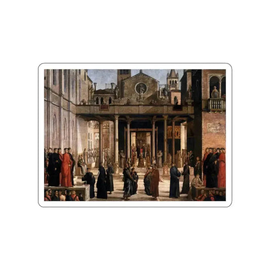 BASTIANI, Lazzaro - The Relic of the Holy Cross (Artwork) STICKER Vinyl Die-Cut Decal White Die-Cut 2 Inch - The Sticker Space