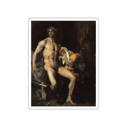Bastien-Lepage , Jules - Achilles and Priam (Artwork) STICKER Vinyl Die-Cut Decal - The Sticker Space