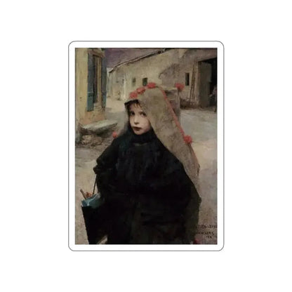 Bastien-Lepage , Jules - Going to School (Artwork) STICKER Vinyl Die-Cut Decal - The Sticker Space