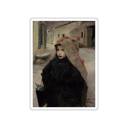 Bastien-Lepage , Jules - Going to School (Artwork) STICKER Vinyl Die-Cut Decal - The Sticker Space