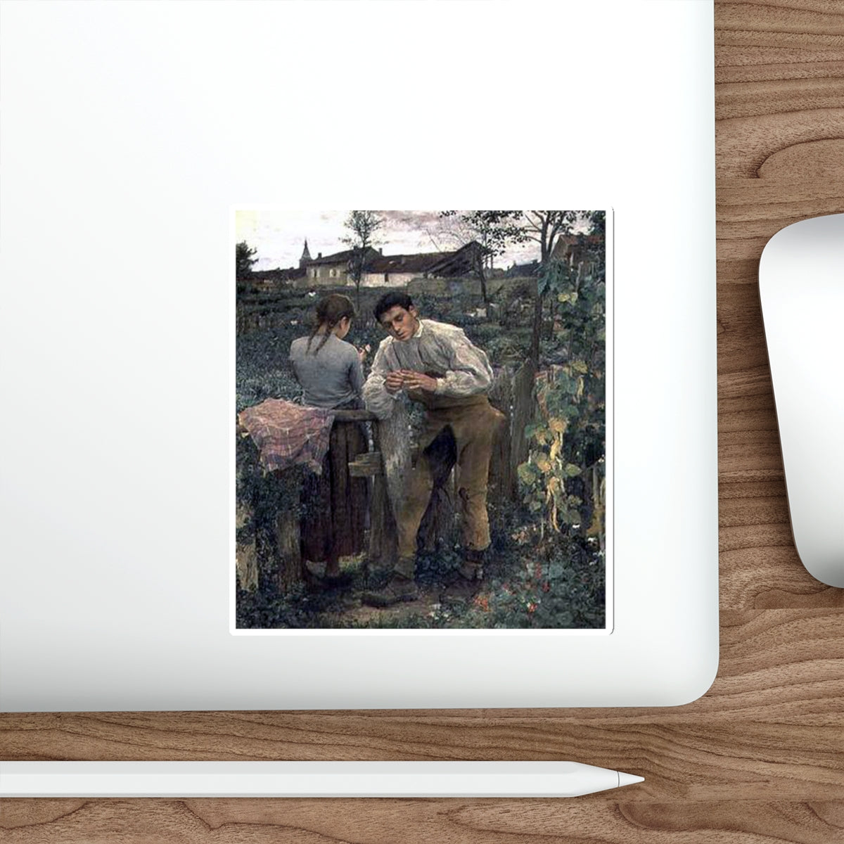 Bastien-Lepage , Jules - rural love (Artwork) STICKER Vinyl Die-Cut Decal-The Sticker Space