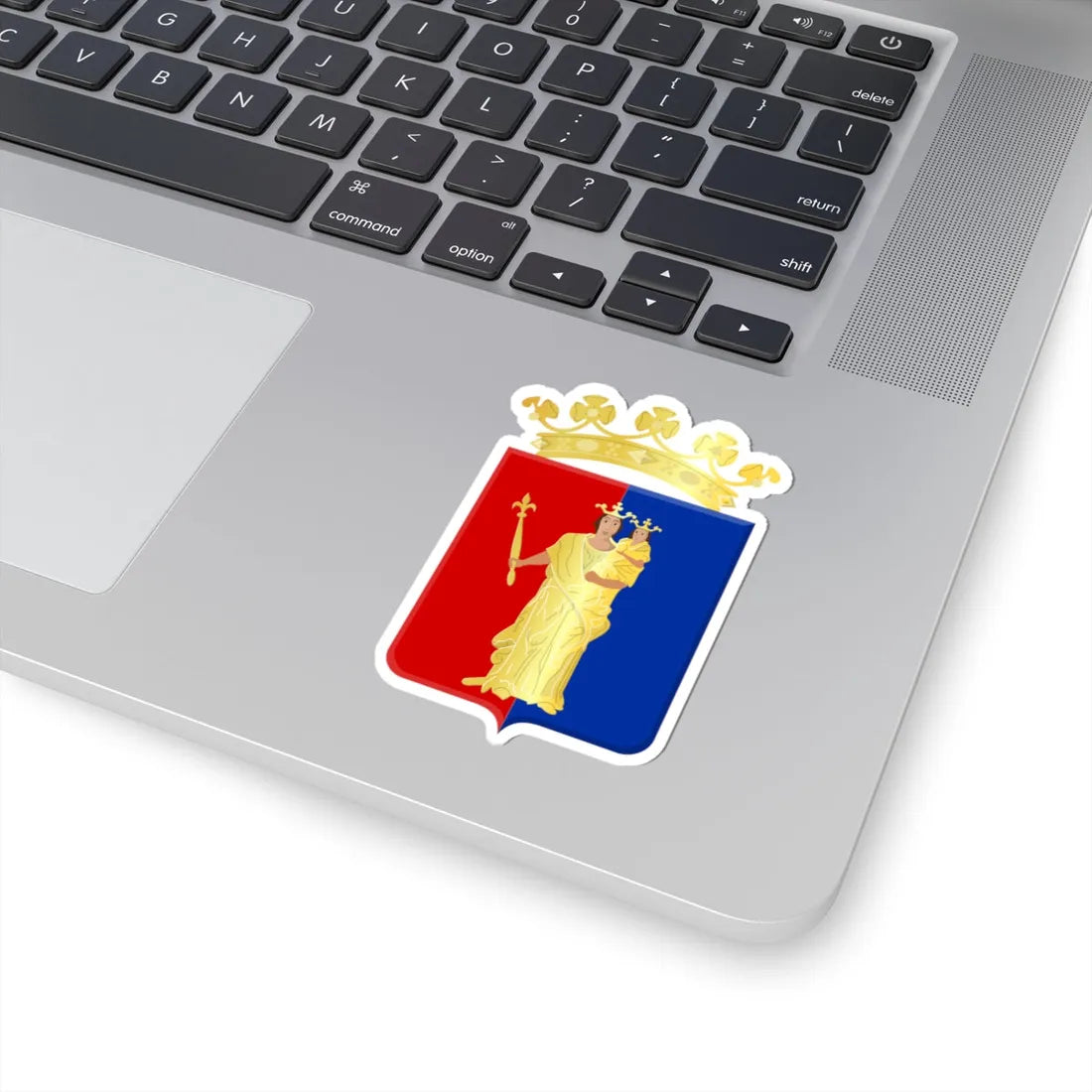 Bastogne wapen (Belgium) (Coat of Arms) STICKER Vinyl Kiss-Cut Decal - The Sticker Space