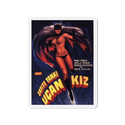 BATGIRL (TURKISH) Movie Poster - Die-Cut Magnet-2" x 2"-The Sticker Space