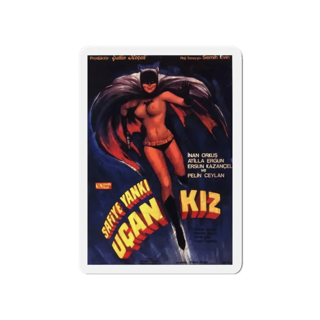 BATGIRL (TURKISH) Movie Poster - Refrigerator Magnet 5 Inch - The Sticker Space