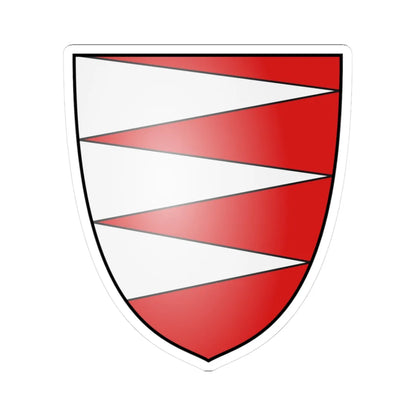 BathoryArms (Hungary) (Coat of Arms) STICKER Vinyl Kiss-Cut Decal 3 Inch White - The Sticker Space