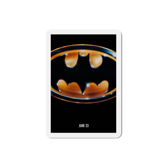 Batman 1989 Movie Poster Die-Cut Magnet-2" x 2"-The Sticker Space