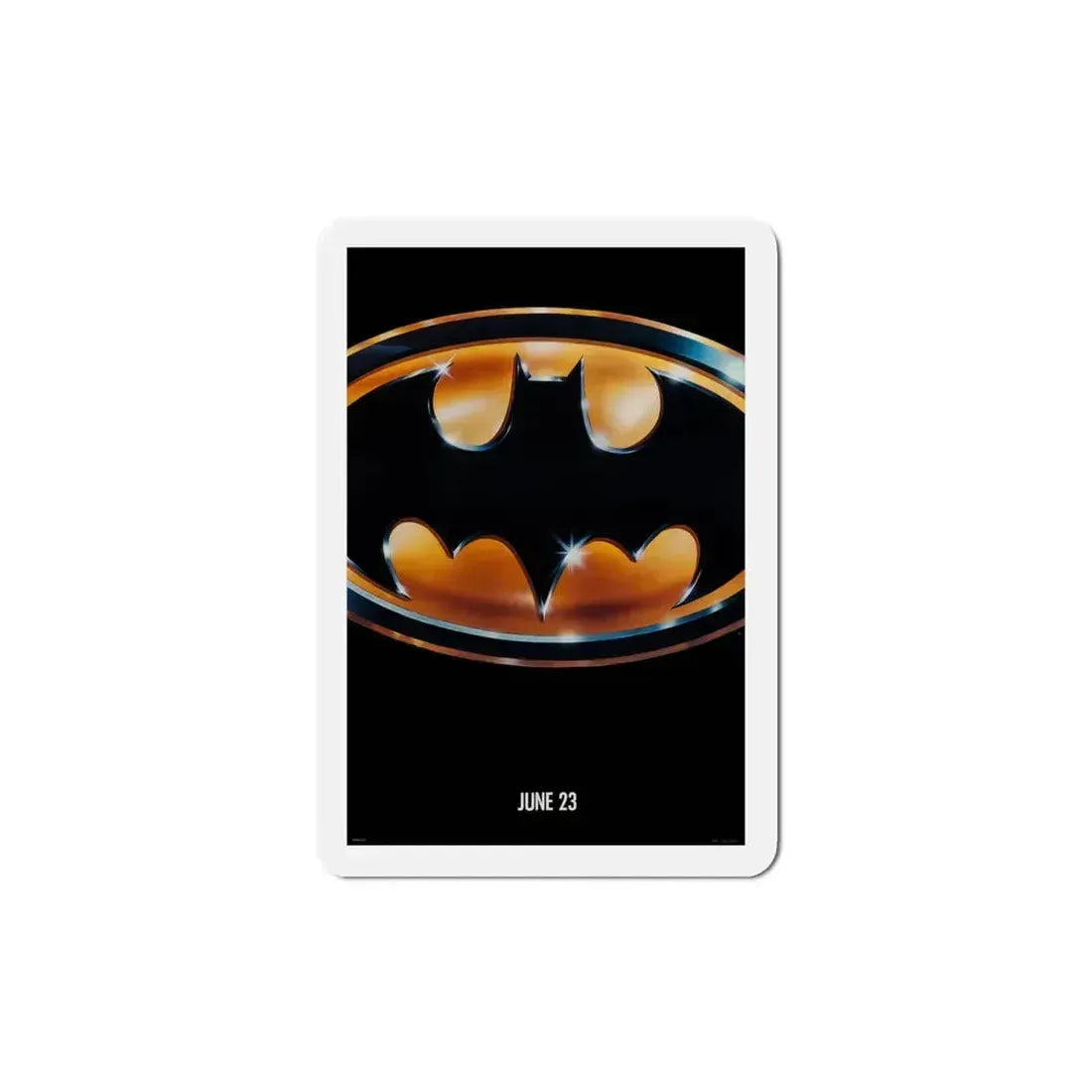 Batman 1989 Movie Poster Refrigerator Magnet 4 Inch - The Sticker Space