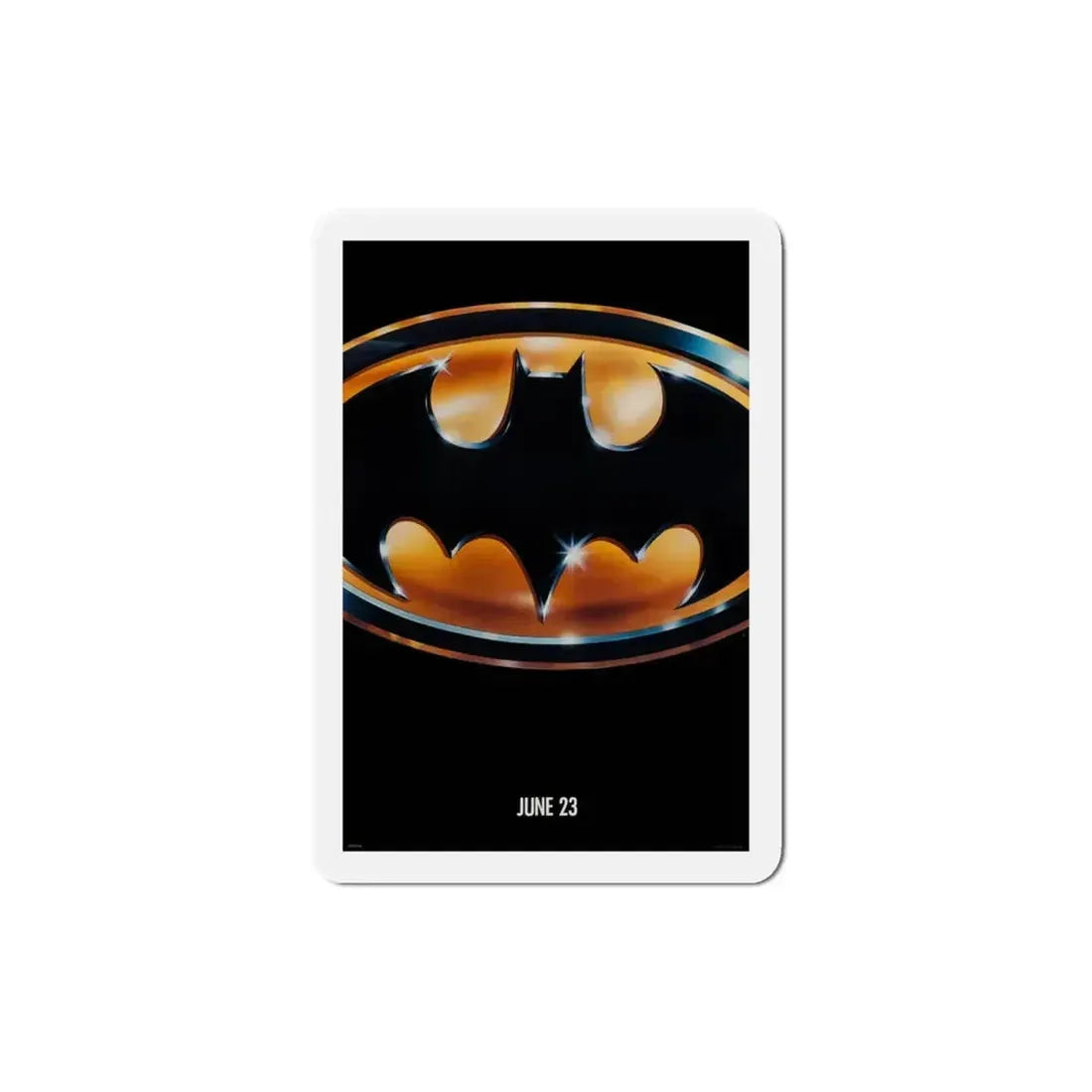 Batman 1989 Movie Poster Refrigerator Magnet - The Sticker Space