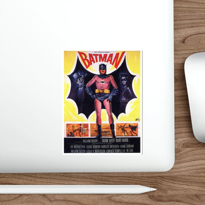 BATMAN (ADAM WEST 2) 1966 Movie Poster STICKER Vinyl Die-Cut Decal-The Sticker Space