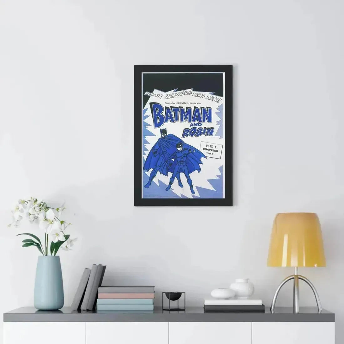 BATMAN AND ROBIN 1966 - Framed Movie Poster - The Sticker Space