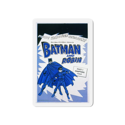 BATMAN AND ROBIN 1966 Movie Poster - Die-Cut Magnet-6 × 6"-The Sticker Space