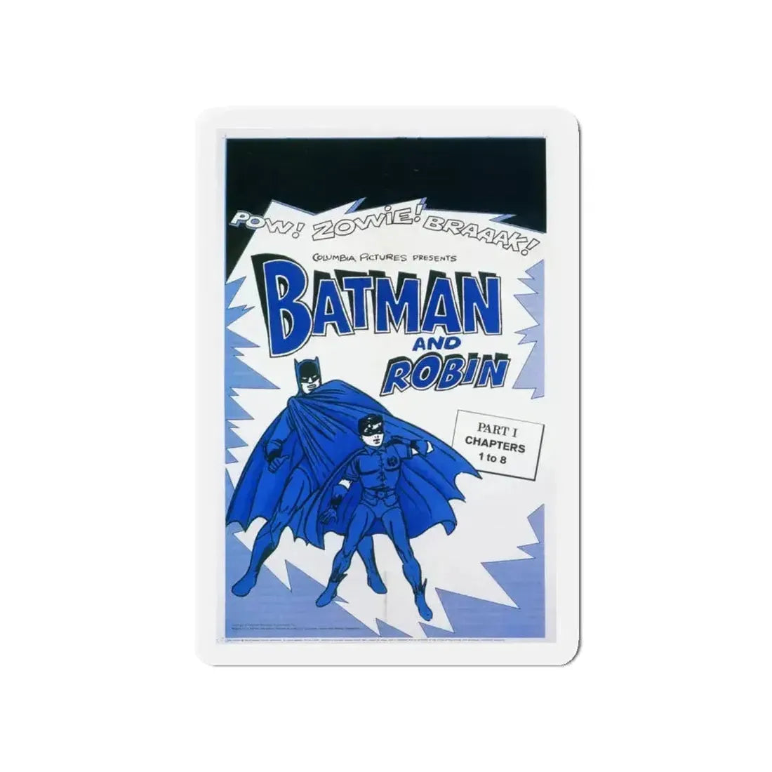 BATMAN AND ROBIN 1966 Movie Poster - Refrigerator Magnet - The Sticker Space