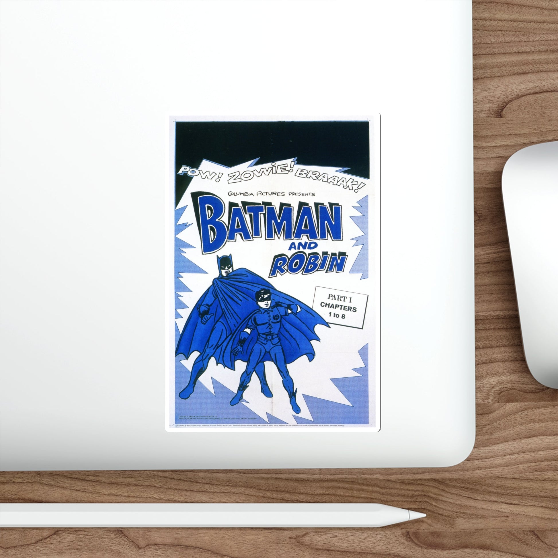 BATMAN AND ROBIN 1966 Movie Poster STICKER Vinyl Die-Cut Decal-The Sticker Space