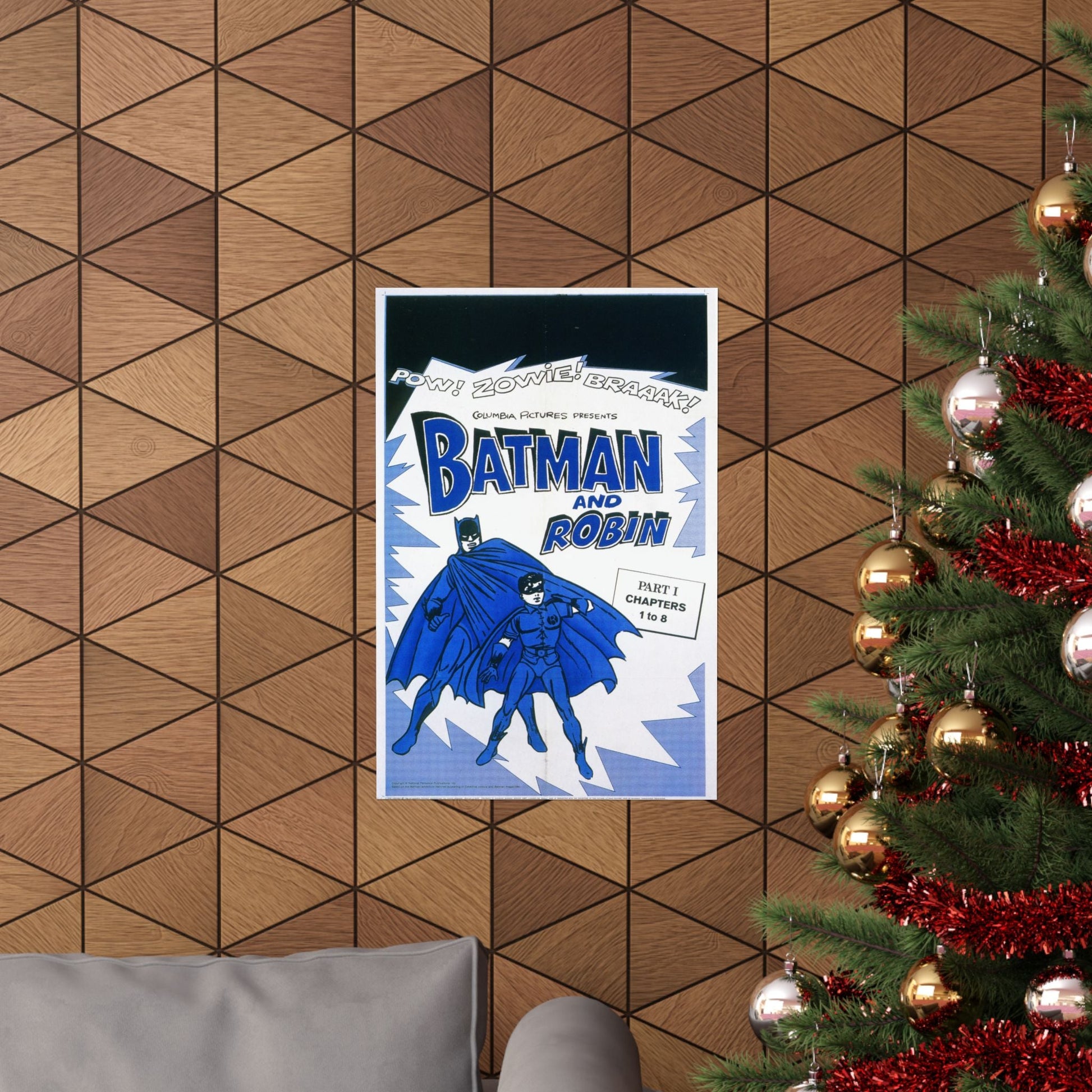 BATMAN AND ROBIN 1966 - Paper Movie Poster-The Sticker Space