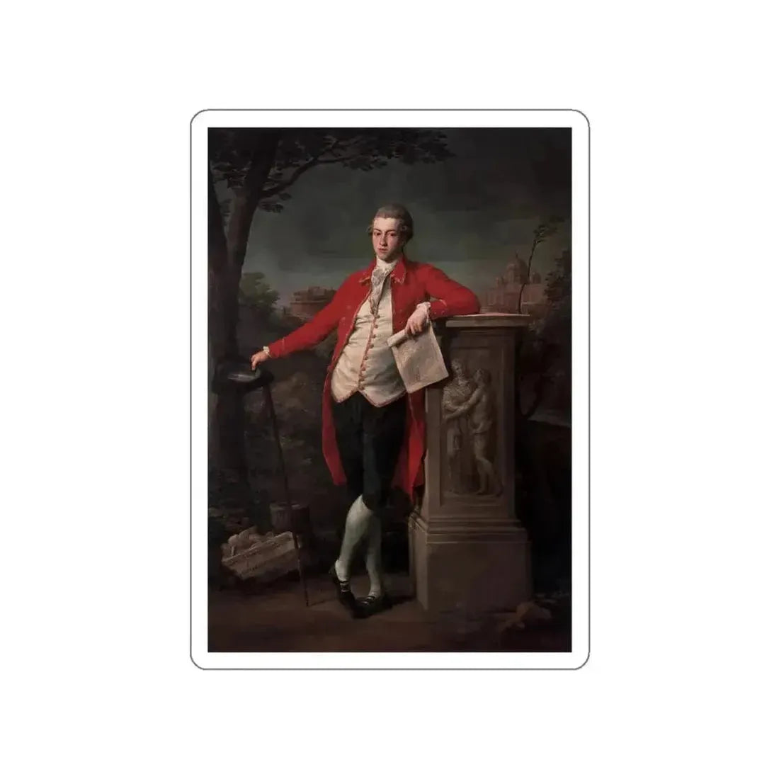 BATONI, Pompeo - Charles Cecil Roberts (Artwork) STICKER Vinyl Die-Cut Decal - The Sticker Space