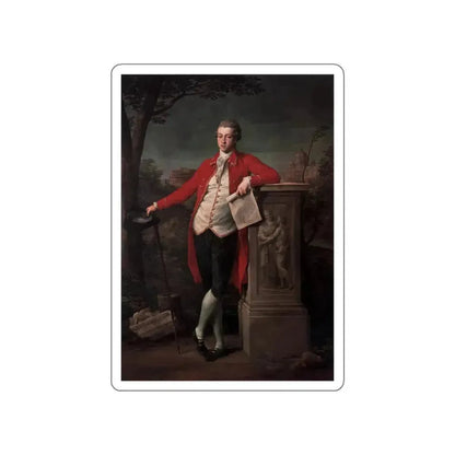 BATONI, Pompeo - Charles Cecil Roberts (Artwork) STICKER Vinyl Die-Cut Decal White Die-Cut 5 Inch - The Sticker Space