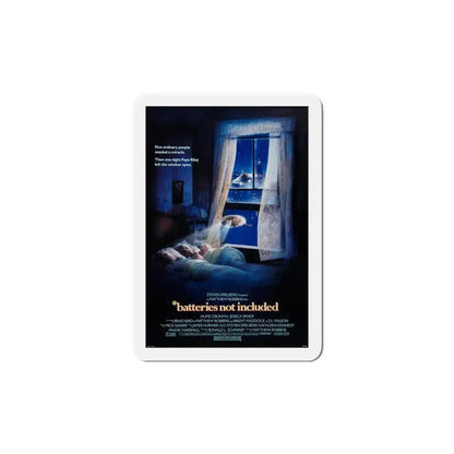 batteries not included 1987 Movie Poster Refrigerator Magnet - The Sticker Space