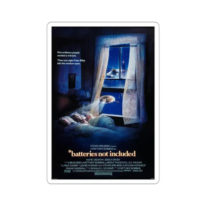 batteries not included 1987 Movie Poster STICKER Vinyl Die-Cut Decal - The Sticker Space